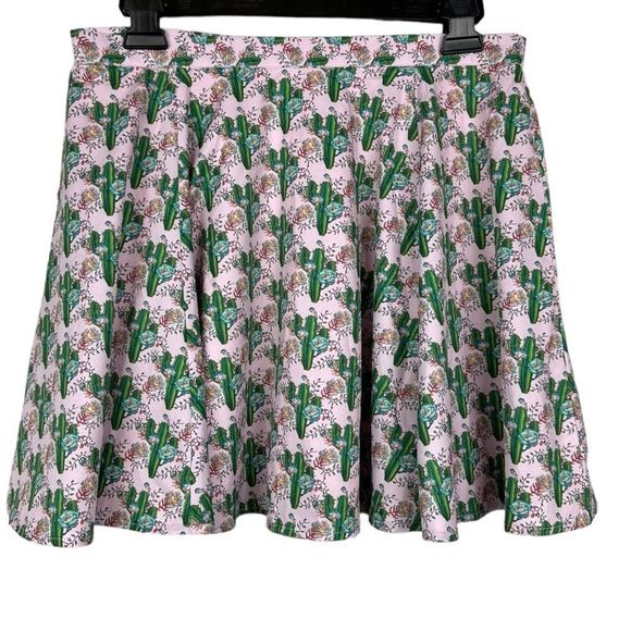 Dixxon Flannel Co Women’s Cactus Print Western Circle Skater Skirt Sz Med NWT - Picture 4 of 8